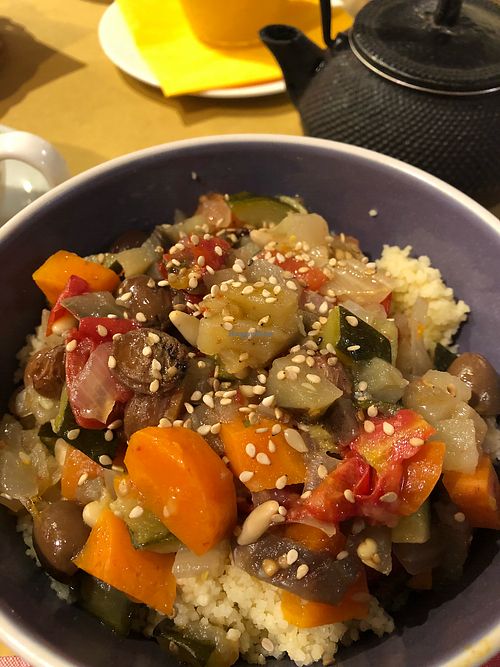 Cous cous at Sweet Irene in Bergamo