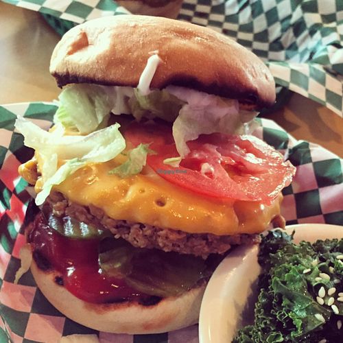 The King Burger at Bean Vegan Cuisine in Asheville