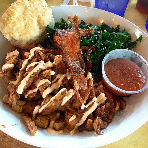 ";Herc Bowl"; (off the breakfast/brunch menu) at Bean Vegan Cuisine in Asheville