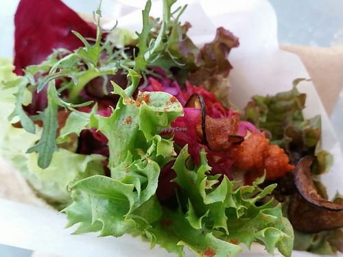 falafel wrap at Cori in Tokyo