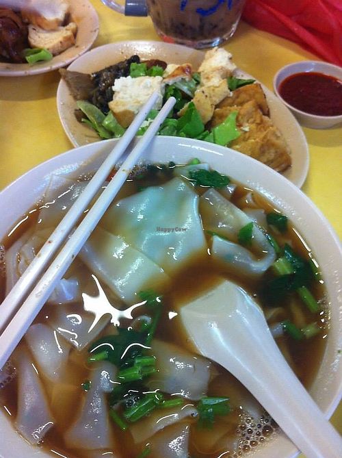 Best kway chup in sg at Tian Yi 天一素食 in Northeast Singapore