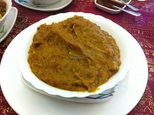 Baingan Bharta at Besto Restaurant and Mart in Phnom Penh