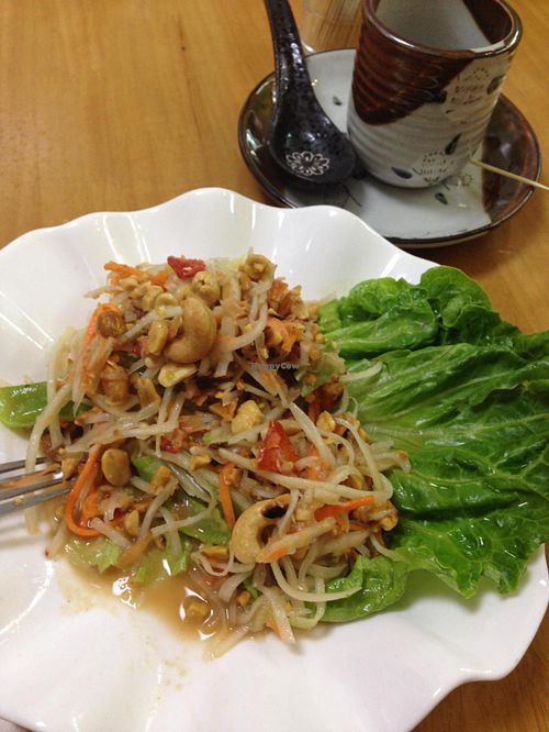 Papaya salad at Thai Vegan 安泰來泰式素食 in Macau