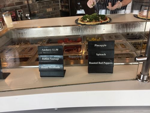 Some add one, most are included in the price  at Pi Craft Pizza in Henrietta