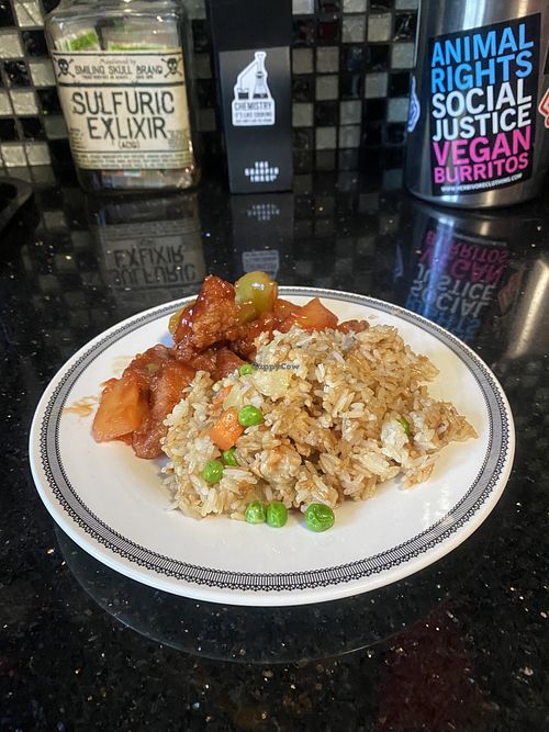 Veggie Lee Meal (enjoyed at home)  at Veggie Lee in Hayward