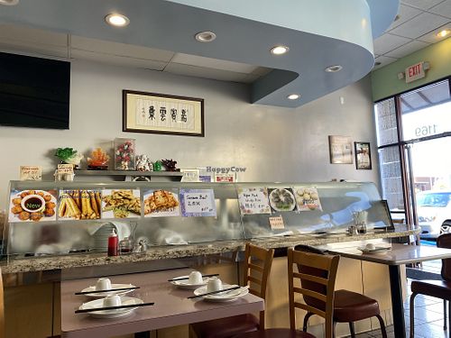 Indoor View from Seating Area and All Vegan Offerings  at Veggie Lee in Hayward