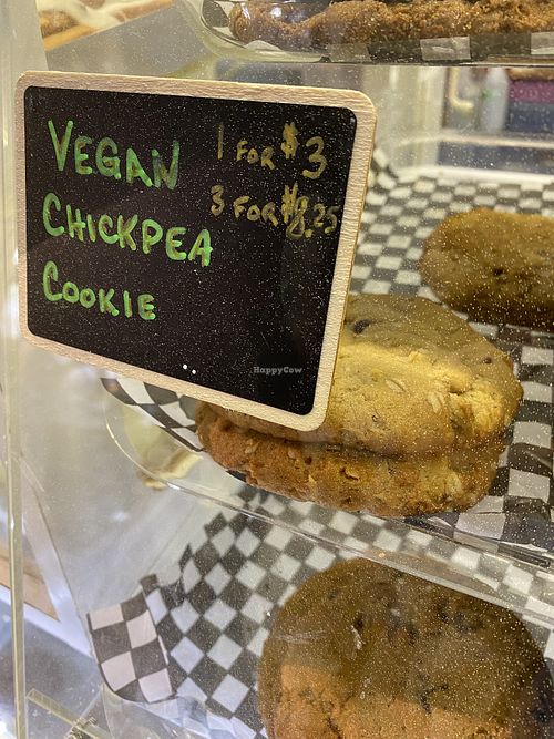 Vegan cookie  at Village Bakery and Deli in Haines Junction