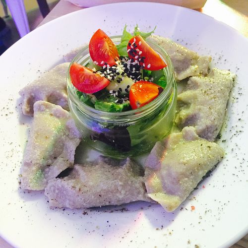 pierogi gf  at Vege Bistro - Polish Vegan Food in Warsaw