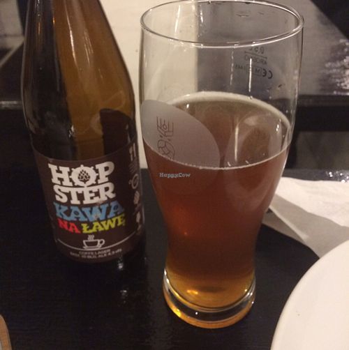 beer at Vege Bistro - Polish Vegan Food in Warsaw