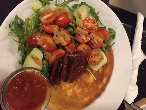 omelette at Vege Bistro - Polish Vegan Food in Warsaw