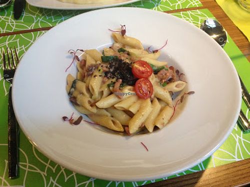 Carbonara at Nyama in Ljubljana