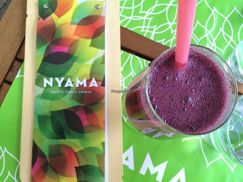 Smoothie at Nyama in Ljubljana