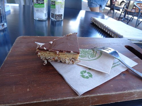 vegan caramel slice, Clean Eats at Clean Eats in Mount Maunganui