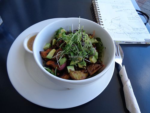 quinoa & roasted veggies salad with peanut dressing, Clean Eats at Clean Eats in Mount Maunganui