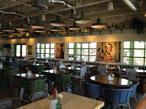 cool decor at Flower Child in Scottsdale