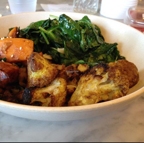 The Indian Spiced Cauliflower  at Flower Child in Scottsdale