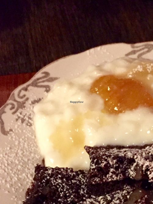 dessert at Ryad in Bruges