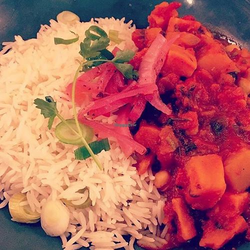 Veg chilli at Las Iguanas in Edinburgh