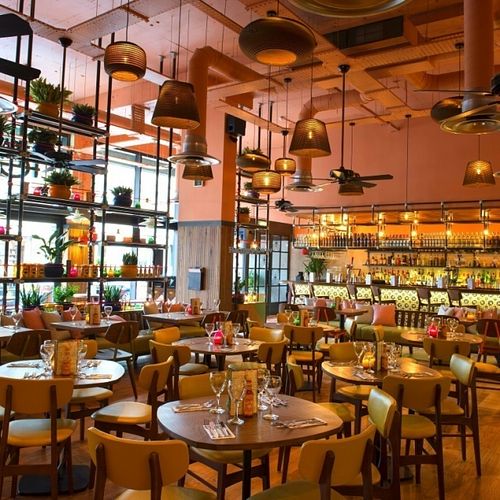 Interior at Las Iguanas in Glasgow