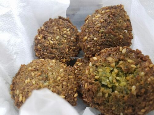 Falafel balls at Fafa's - Iso Roobertinkatu in Helsinki
