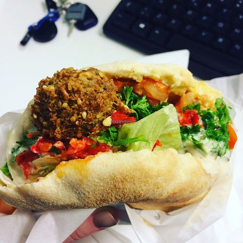 Falafel & hummus at Fafa's - Iso Roobertinkatu in Helsinki