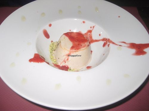 Panna cotta at Botanique in Madrid