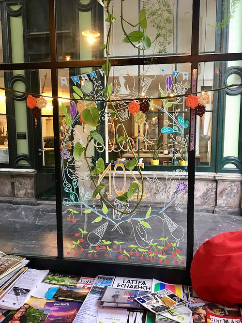 Beautiful window at Lokaal in Ghent