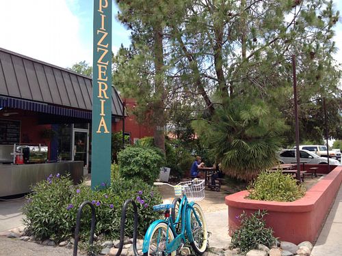 outside patio/ eating area  at La Grande Orange in Phoenix