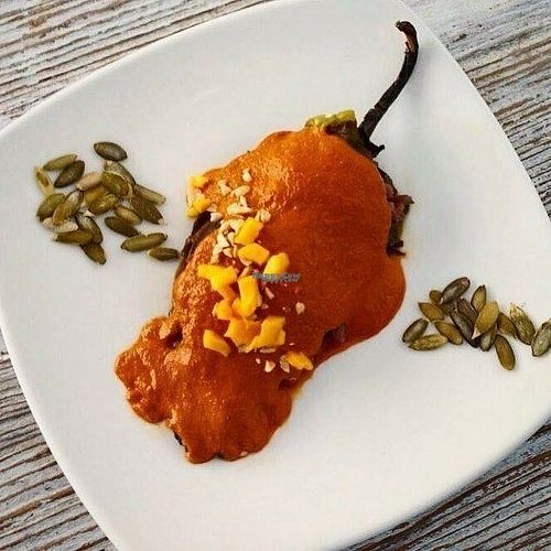 chile en nogada at Temictli - Hipodromo in Mexico City