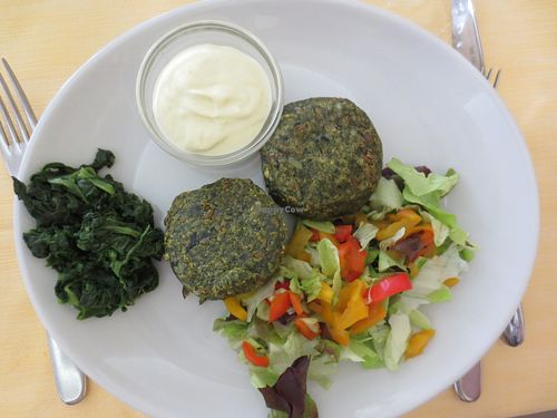 Example for vegan food served at Hotel St. Moritz at Hotel St. Moritz in Rimini