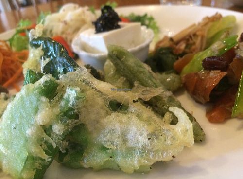 vegetable vegan lunch plate at Sora Iro Maga Tama in Nagoya