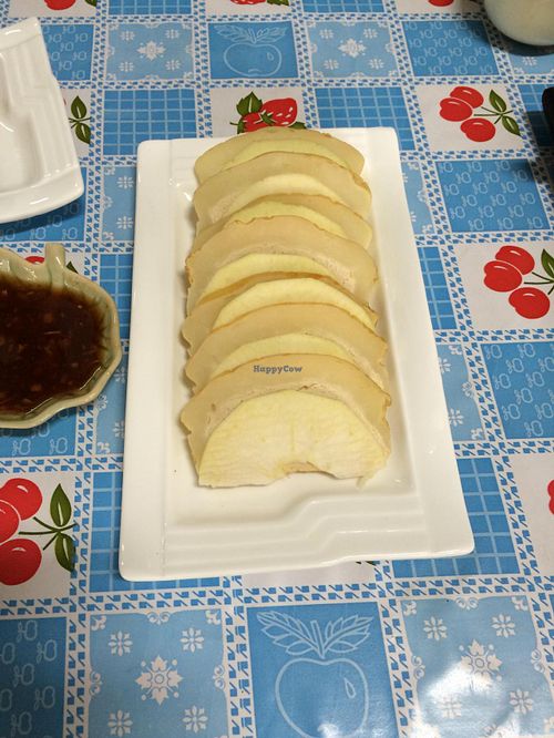 Faux meat at Qun Gengyuan in Chiang Mai