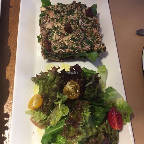 Tarte aux champignons  at Yi in Athens