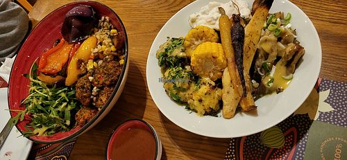 Main dishes at Yi in Athens