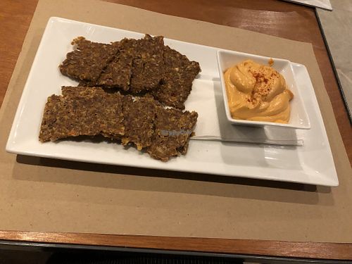 Raw nachos and cheese at Yi in Athens