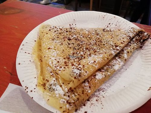 Chocolate and apple crepe at Eldur og Is - Fire and Ice in Reykjavik
