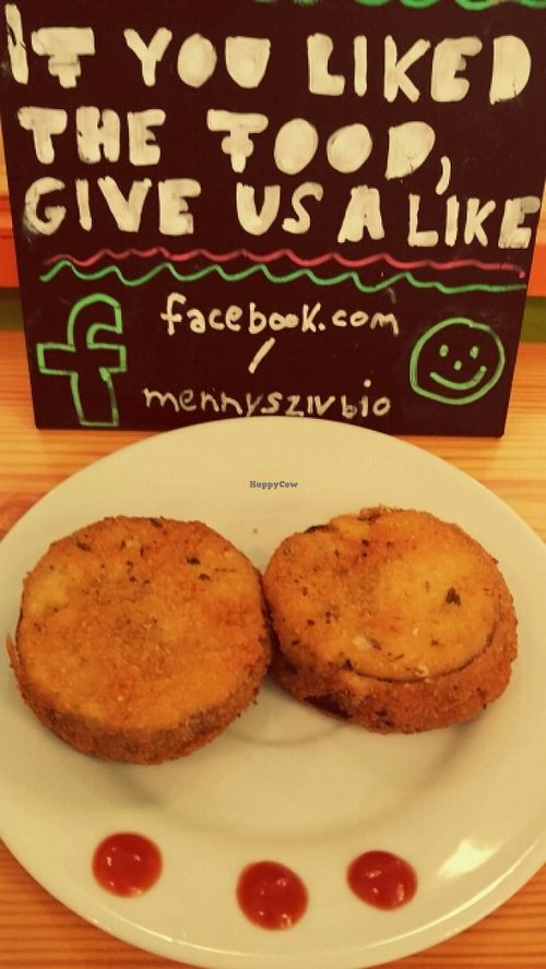 crispy eggplants at Mennyorszag Szive in Budapest