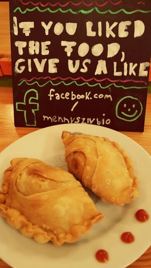 soya puff at Mennyorszag Szive in Budapest