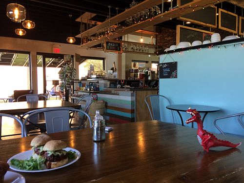 Inside at Millie's Living Cafe in Lynchburg