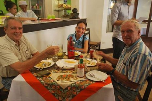 Larry & friends at Planet Vegis - Emilio Osmena in Cebu