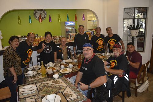 the Royal Enfield Bikers Group fr. Manila & Cebu at Planet Vegis - Emilio Osmena in Cebu