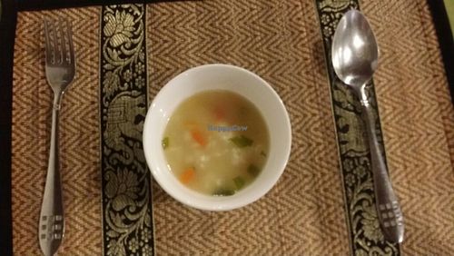 corn soup at Planet Vegis - Emilio Osmena in Cebu