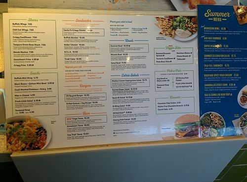 menu at Veggie Grill by Next Level - Westgate Shopping Center in San Jose