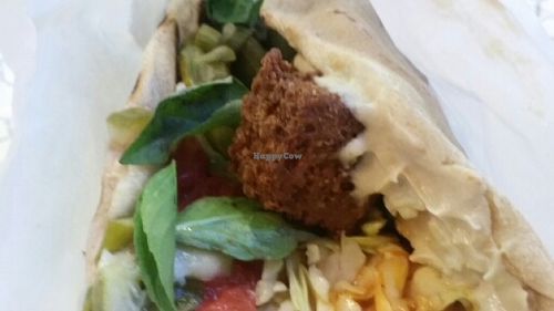 red falafel at Kismet Falafel in Los Angeles