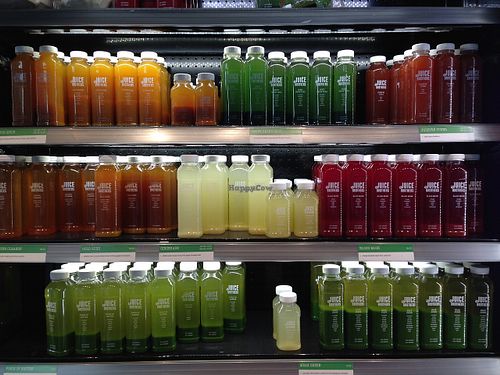 Plenty of juices to choose from! Ask about their juice cleanse specials at JuiceBrothers - Van Woustraat in Amsterdam
