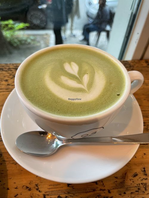 Matcha Latte   at Cafe Neundrei in Berlin