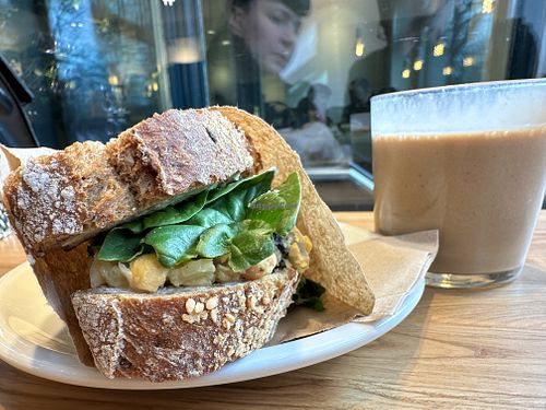 breakfast  at Cafe Neundrei in Berlin