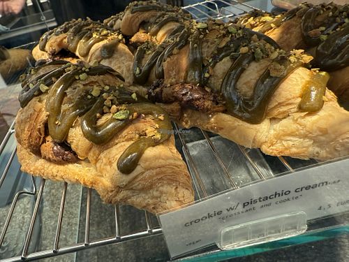 cookie & croissant 😆  at Cafe Neundrei in Berlin