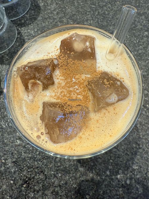 latte at Cafe Neundrei in Berlin