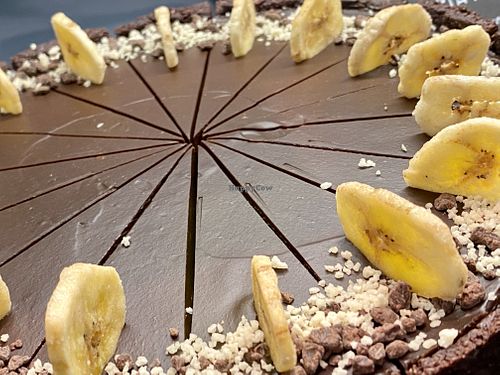 chocolate banana at Cafe Neundrei in Berlin